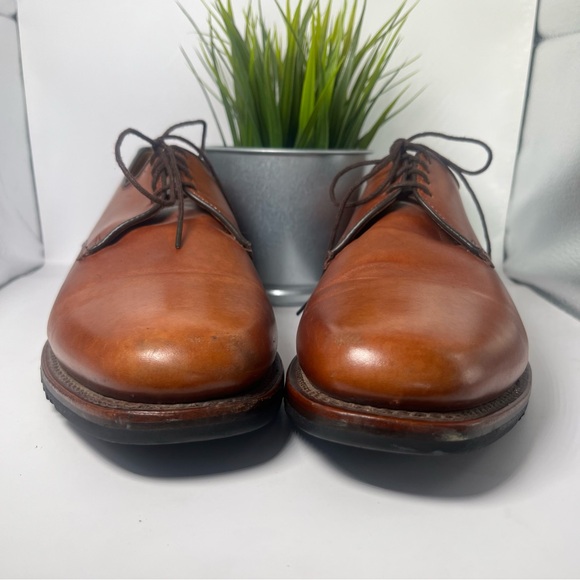 Allen Edmonds Men’s Joplin Plain Toe Leather Oxford Dress Shoes Brown Size 10 - Picture 2 of 9